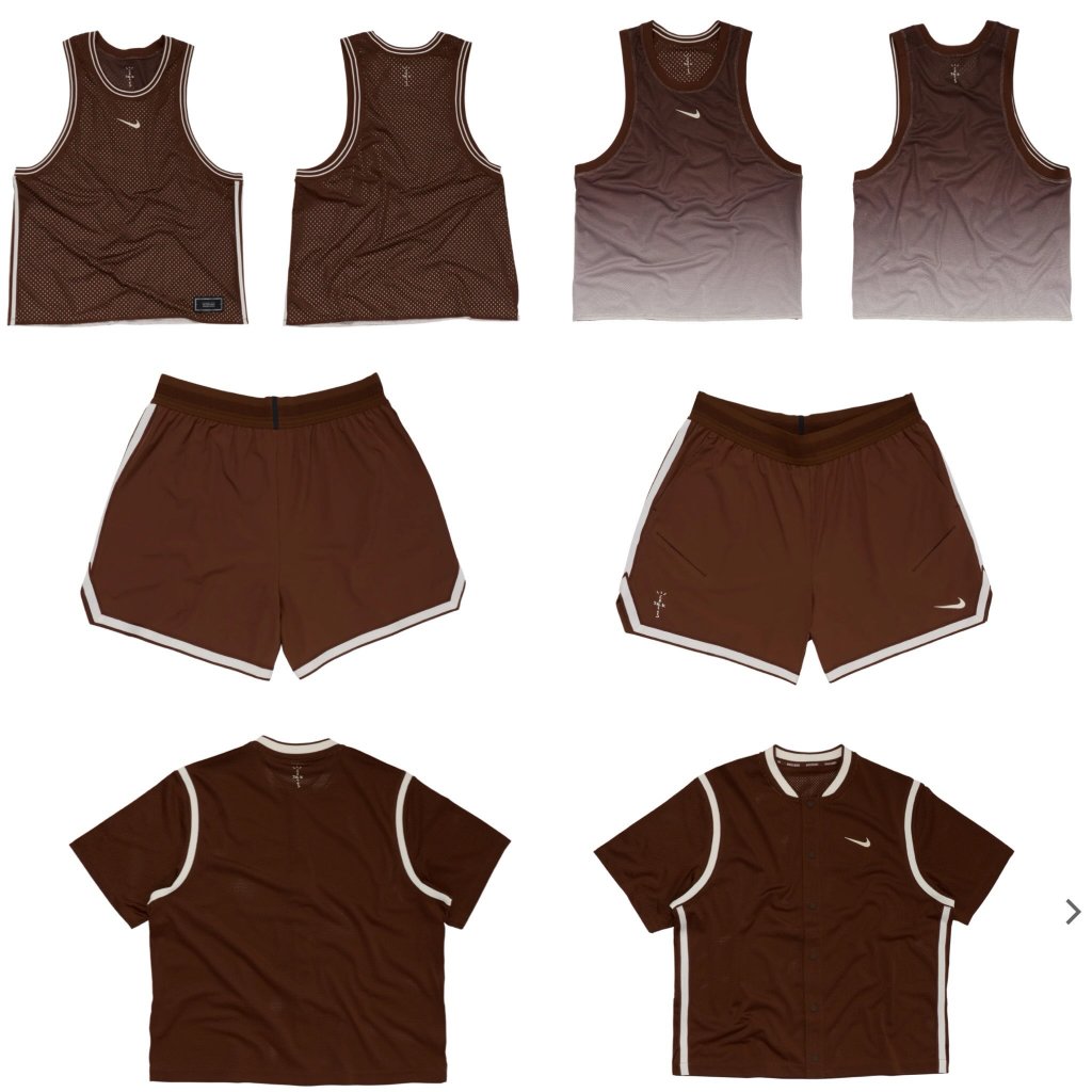 [Pre Order] Nike Cactus Jack Travis Scott Alcaraz “Cactus Court” Tee Shirt Shorts Crewneck Pants - 1