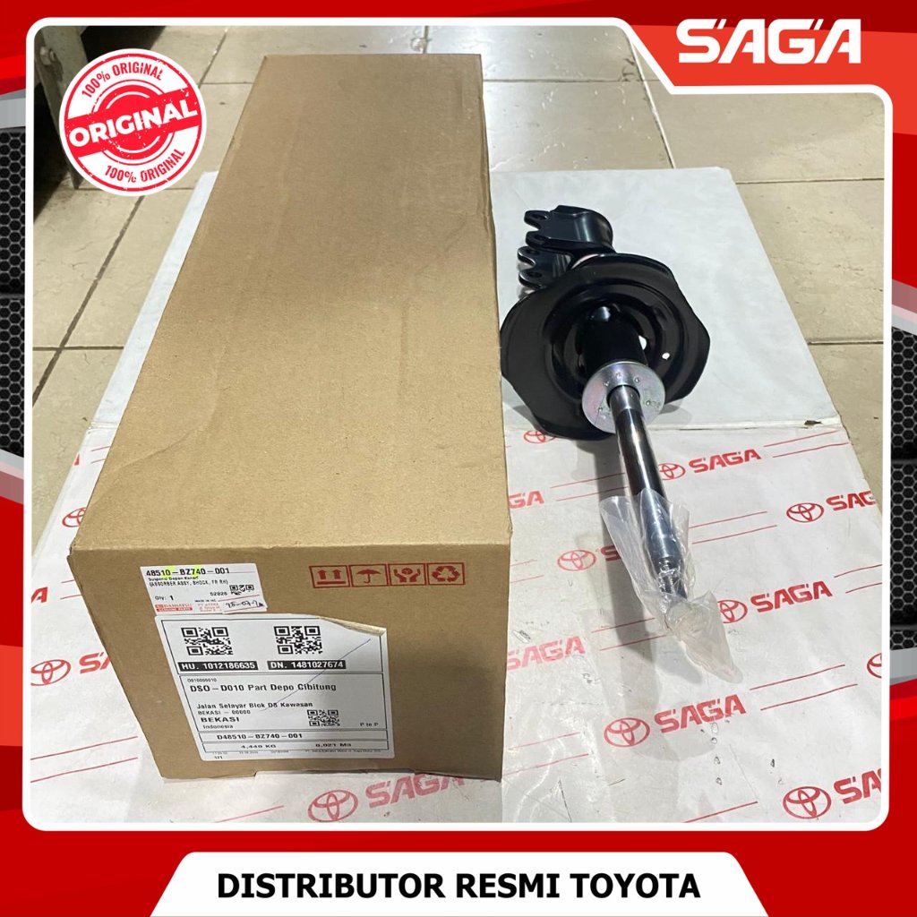 SAGA | Shock Absorber Breker Depan Kanan/Kiri New Xenia Avanza 48510-BZ740-001 / 48520-BZ740-001