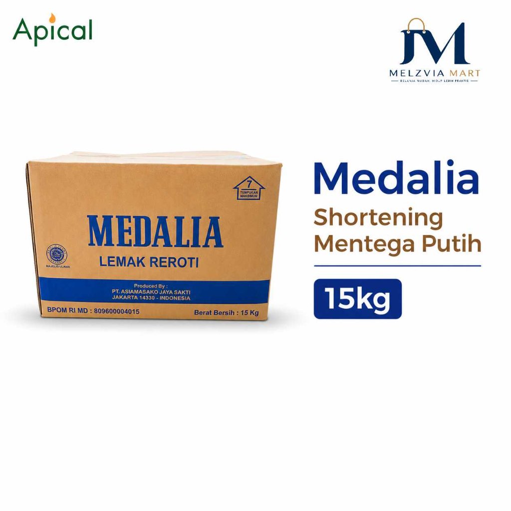 Medalia Shortening Mentega Putih 15kg