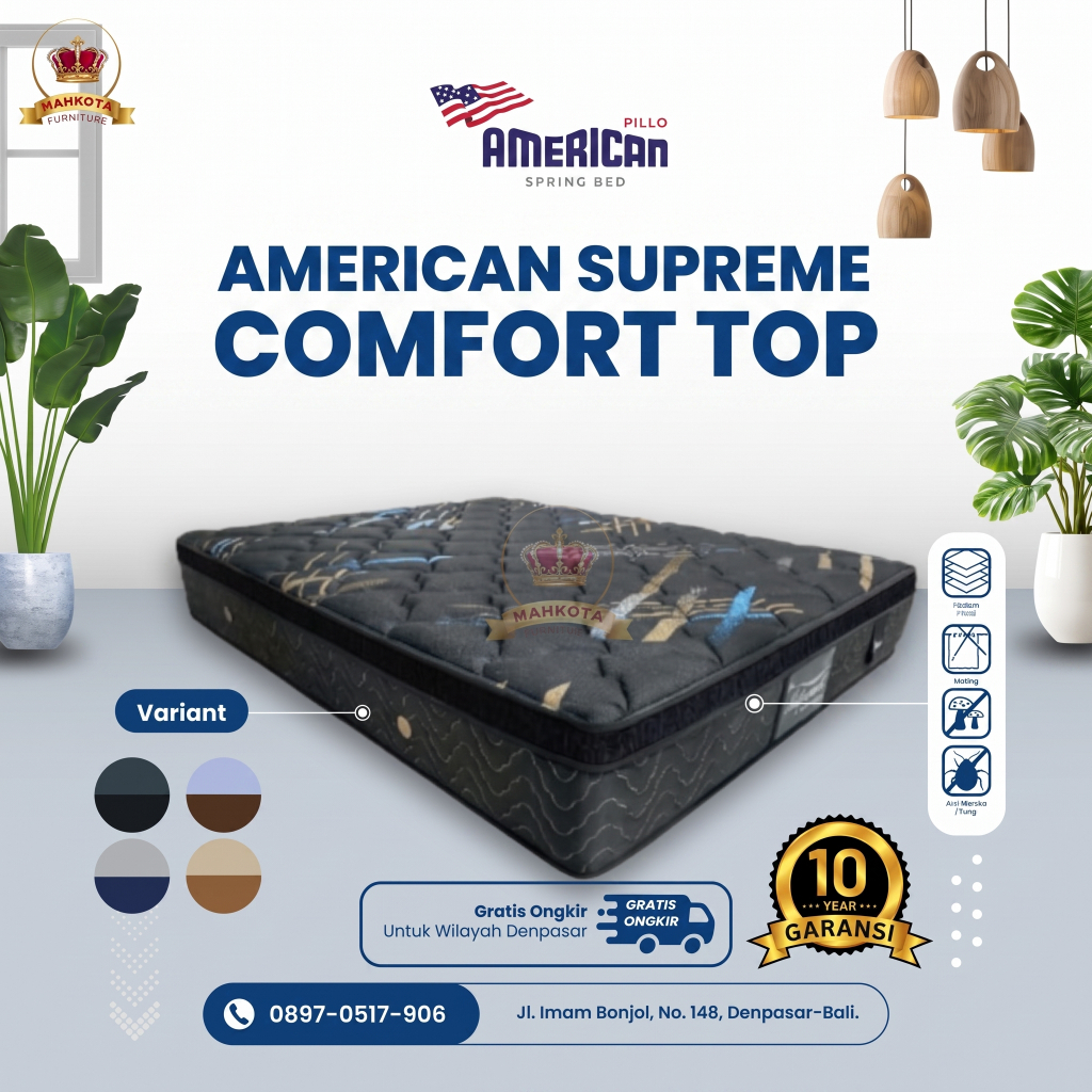 Springbed Matras American Supreme Comfort Top