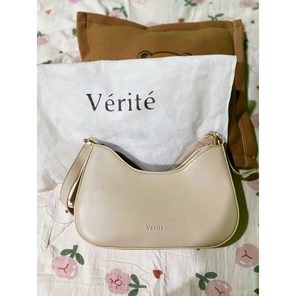 preloved shoulderbag verite - beigewhite