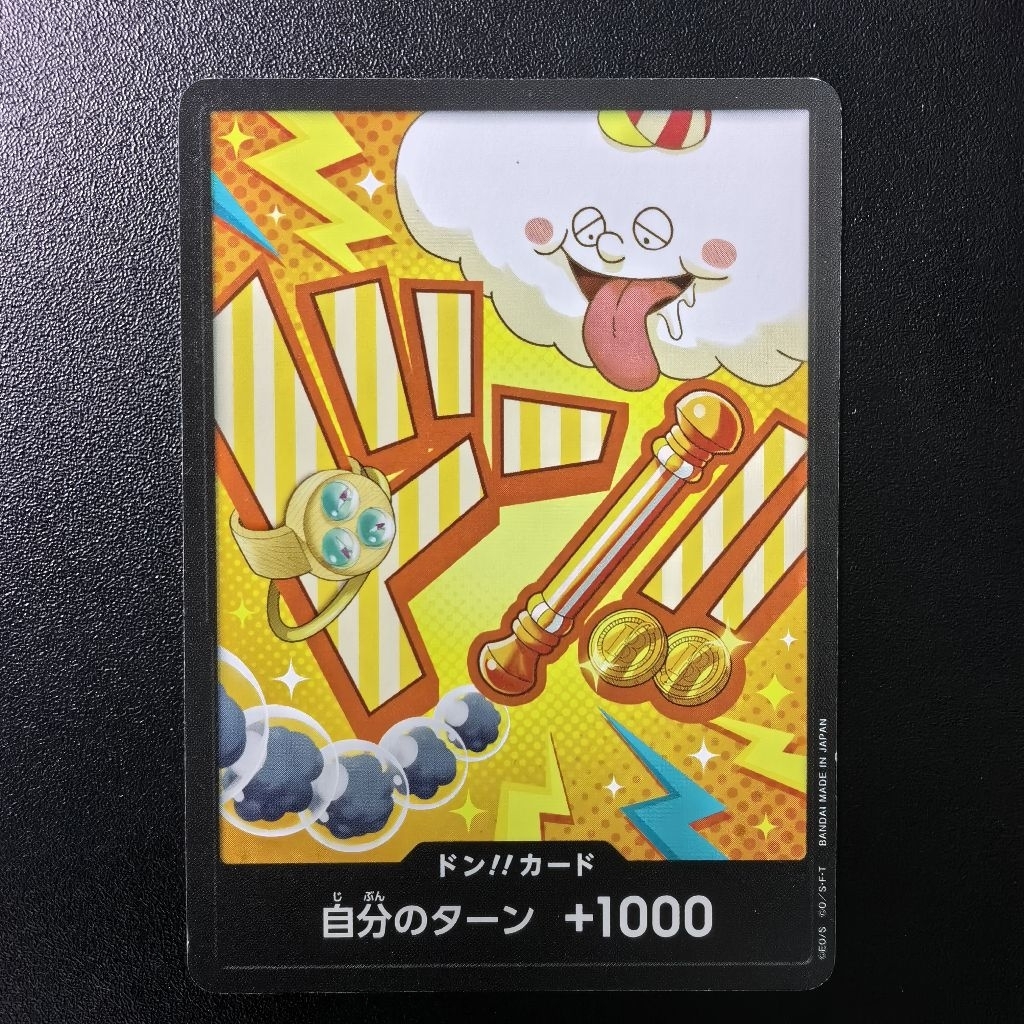 Kartu One Piece TCG Nami & Zeus DON Bahasa Jepang