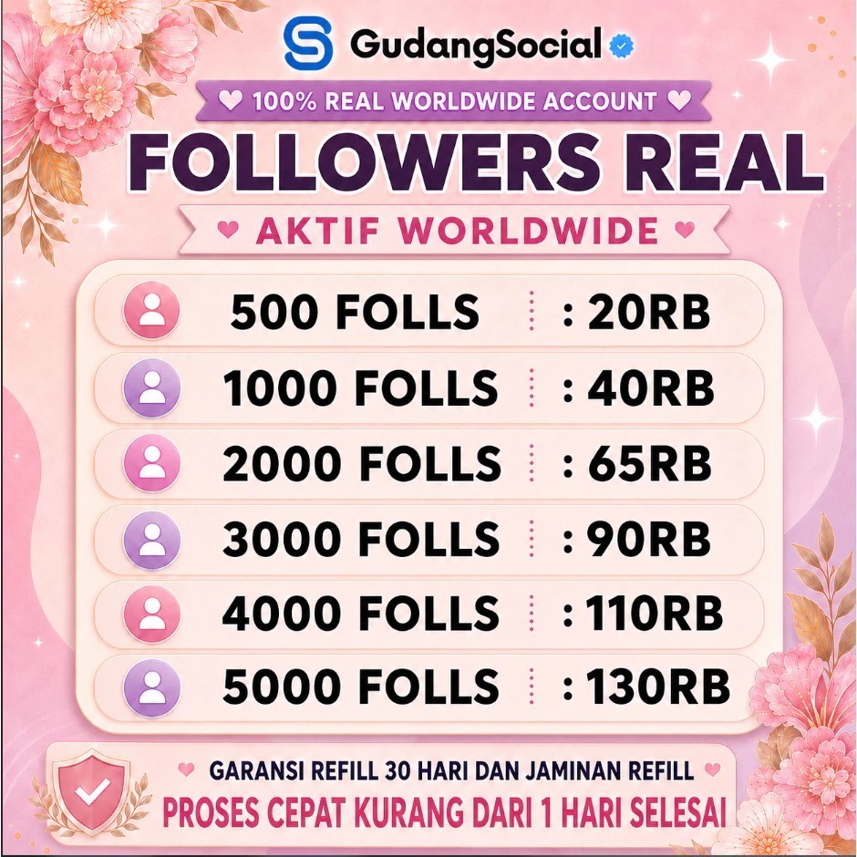 Followers IG Real Worldwide Aktif Mix Bergaransi Proses Cepat Follower Insta