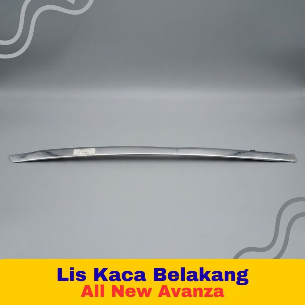 Lis Kaca Belakang All New Avanza - Aksesoris Cover Chrome
