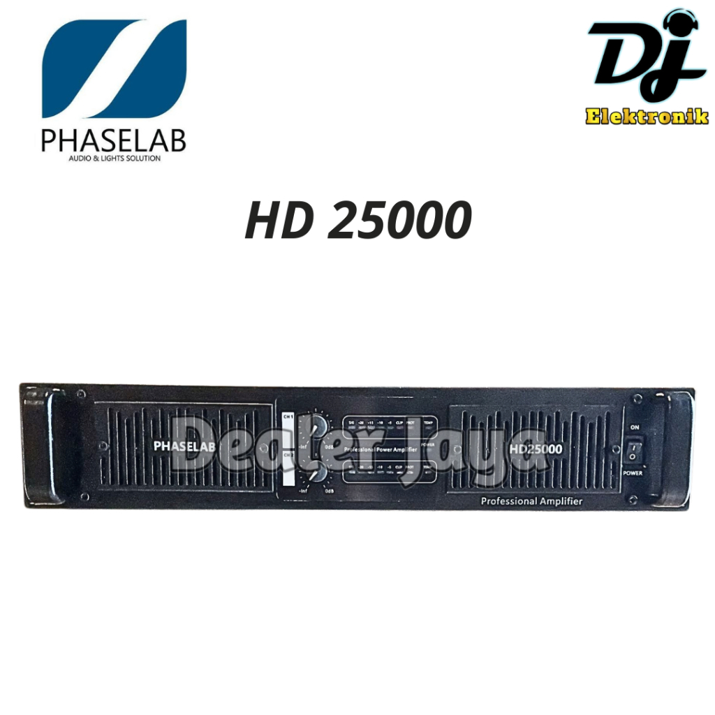 Power Amplifier Phaselab / Phase Lab HD 25000 / HD25000 - 2 channel