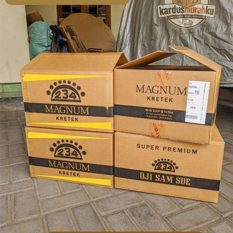Kardus Magnum Kretek 234 Super / Kardus Packing/ Kardus Pindahan  / Kardus tebal berkualitas untuk k