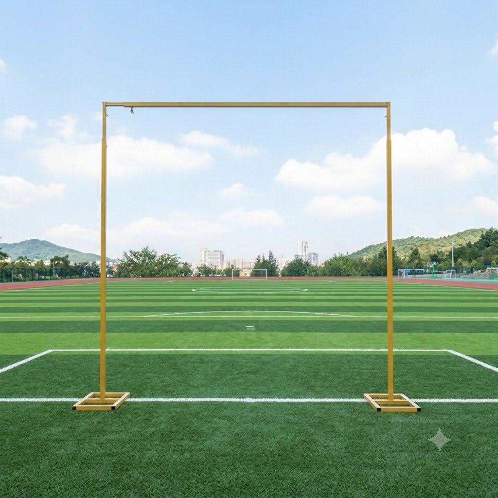 TIANG GAWANG DEKORASI BACKDROP BESI ADJUST / TIANG BESI
