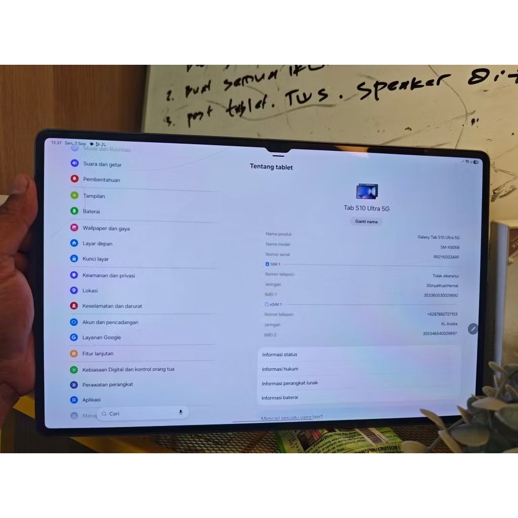 Samsung Galaxy tab S10 Ultra Sein 5G +spen