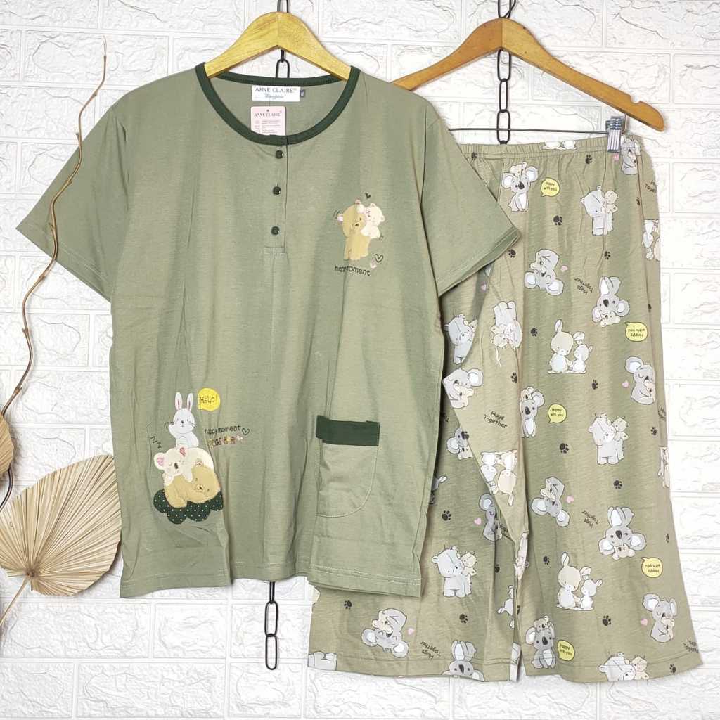 [COD]ALTA. Babydoll Anne Claire 3/4 JUMBO XL & 2L Baju Tidur Kaos Wanita