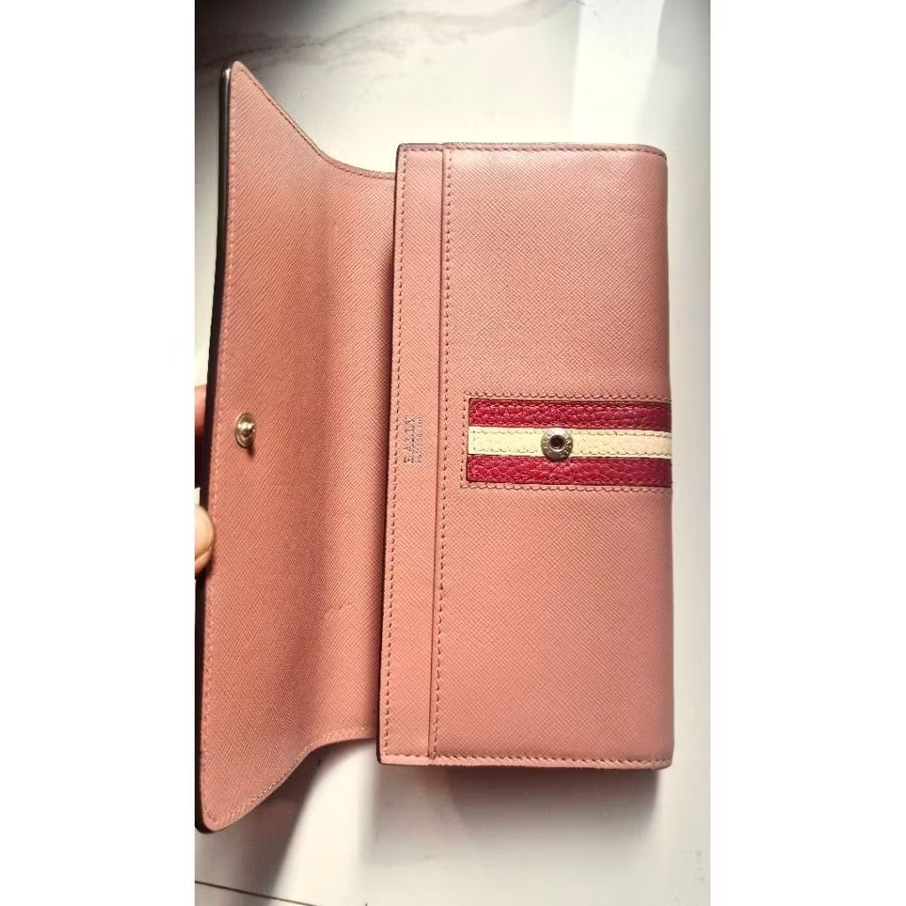Dompet panjang lipat Bally cewek second