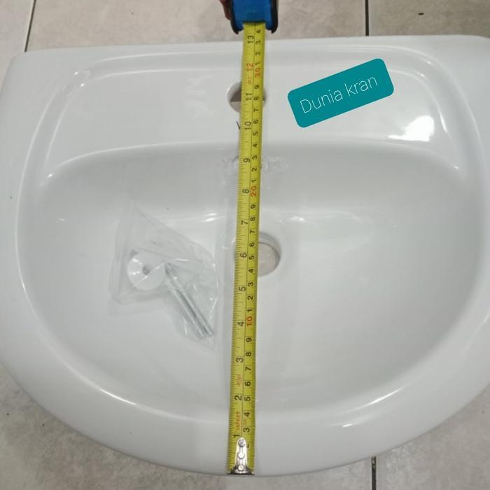 Glammartt- Wastafel Gantung Volk / Wastafel Cuci Tangan Keramik