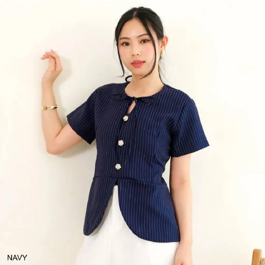CN003 MAY PEPLUM TOP
