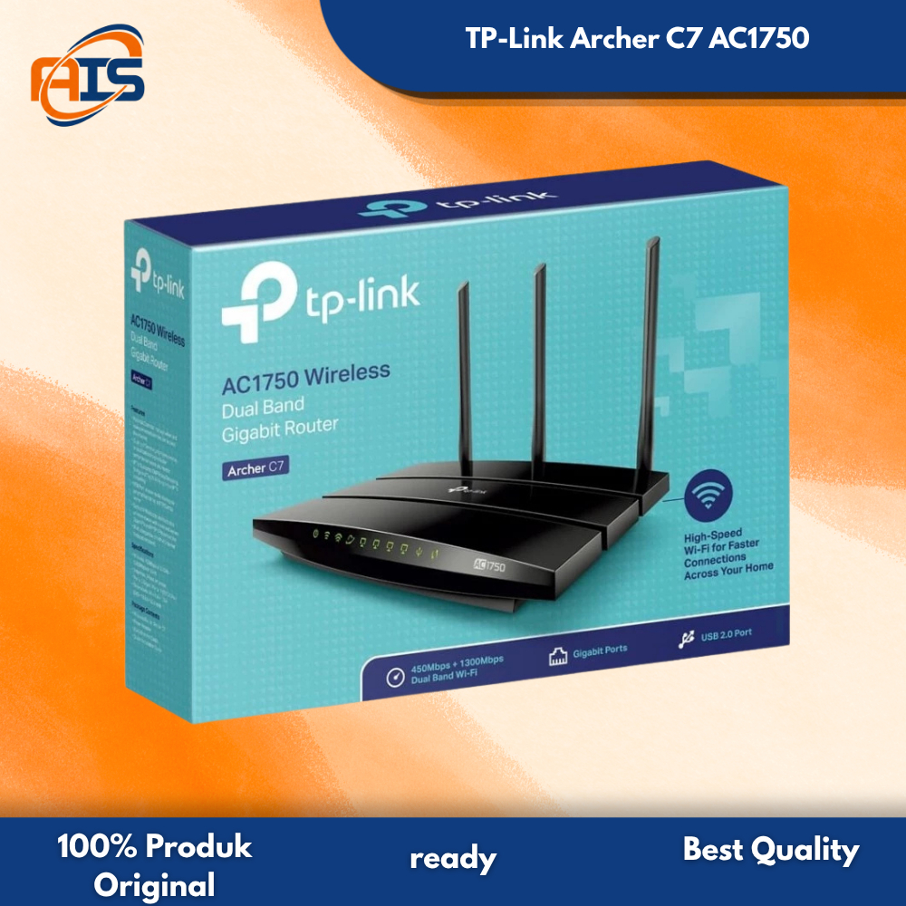 TP-Link Archer C7 AC1750 Wireless Dual Band Gigabit Router