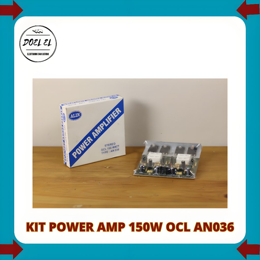 KIT POWER STEREO OCL 150 WATT TYPE AN 036 | PLUS FINAL | ALIN