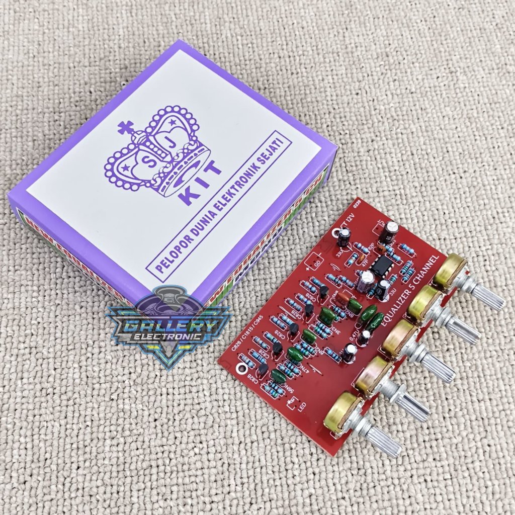 Kit Equalizer 5 Channel LOTUS / Potensio Putar / Potensio Putar