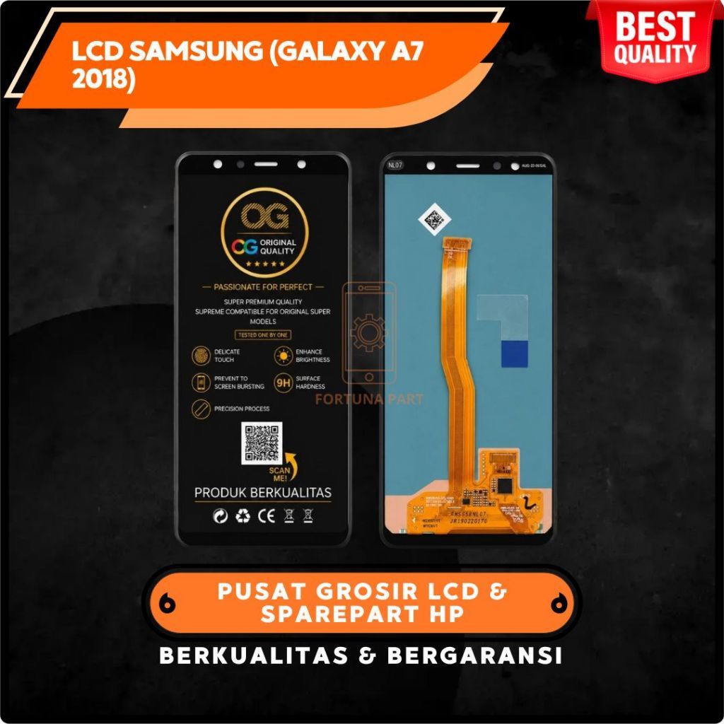LCD TOUCHSCREEN SAMSUNG A7 2018 A750 ORIGINAL