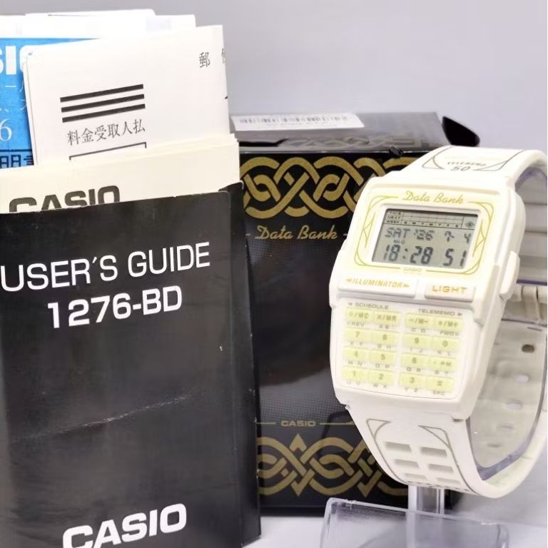 Jam Tangan Casio DBC-63PS Vintage Rare 90s Like New Fullset Original