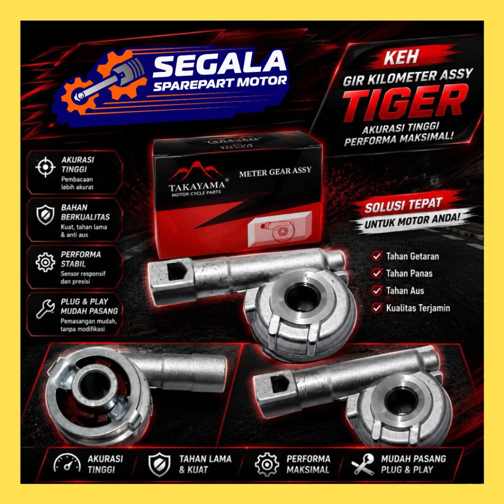 Gir Kilometer Assy Takayama Tiger Mega Pro 44800-KEH-881 Gear Box Keong