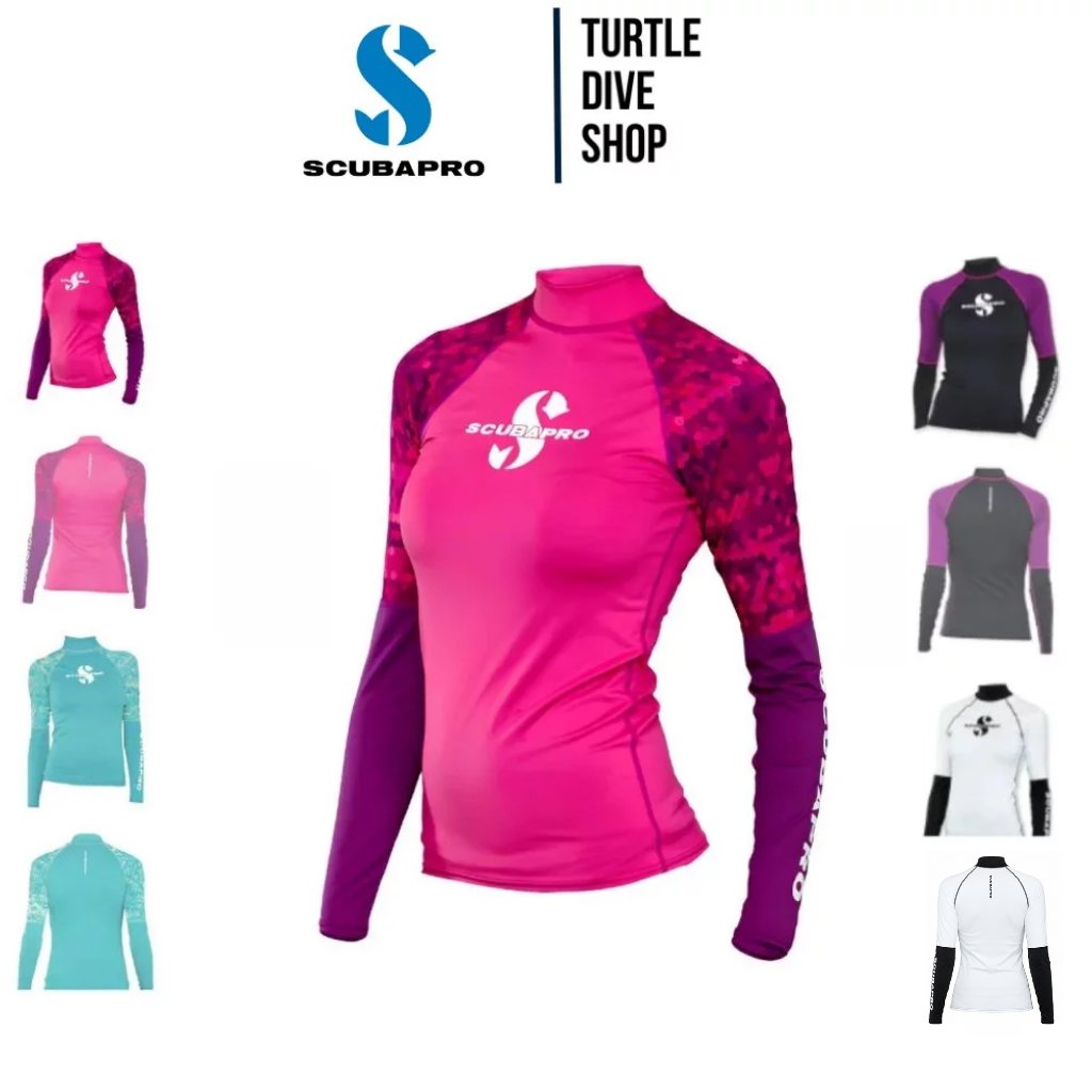 Rash Guard Scubapro Lengan Panjang Wanita UPF50