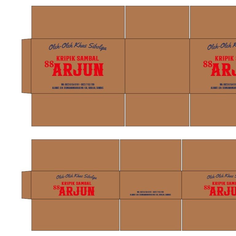 Kardus Packing Custom Sibolga Free Sablon 35x24x20cm 33x23x10cm