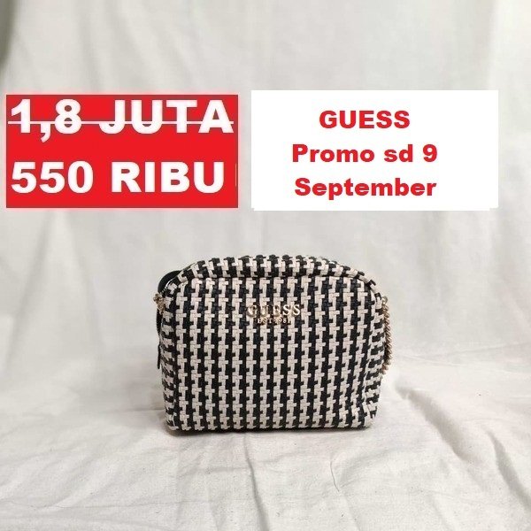 GUESS Tas Selempang Bahu Wanita MIREMA CAMERA Sling Bag ORIGINAL