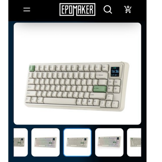 Keyboard Epomaker RT75 Creamy Jade Switch (Ex-Review)