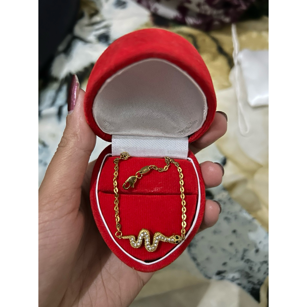 Gelang titanium | perhiasan titanium | gelang ular | titanium asli