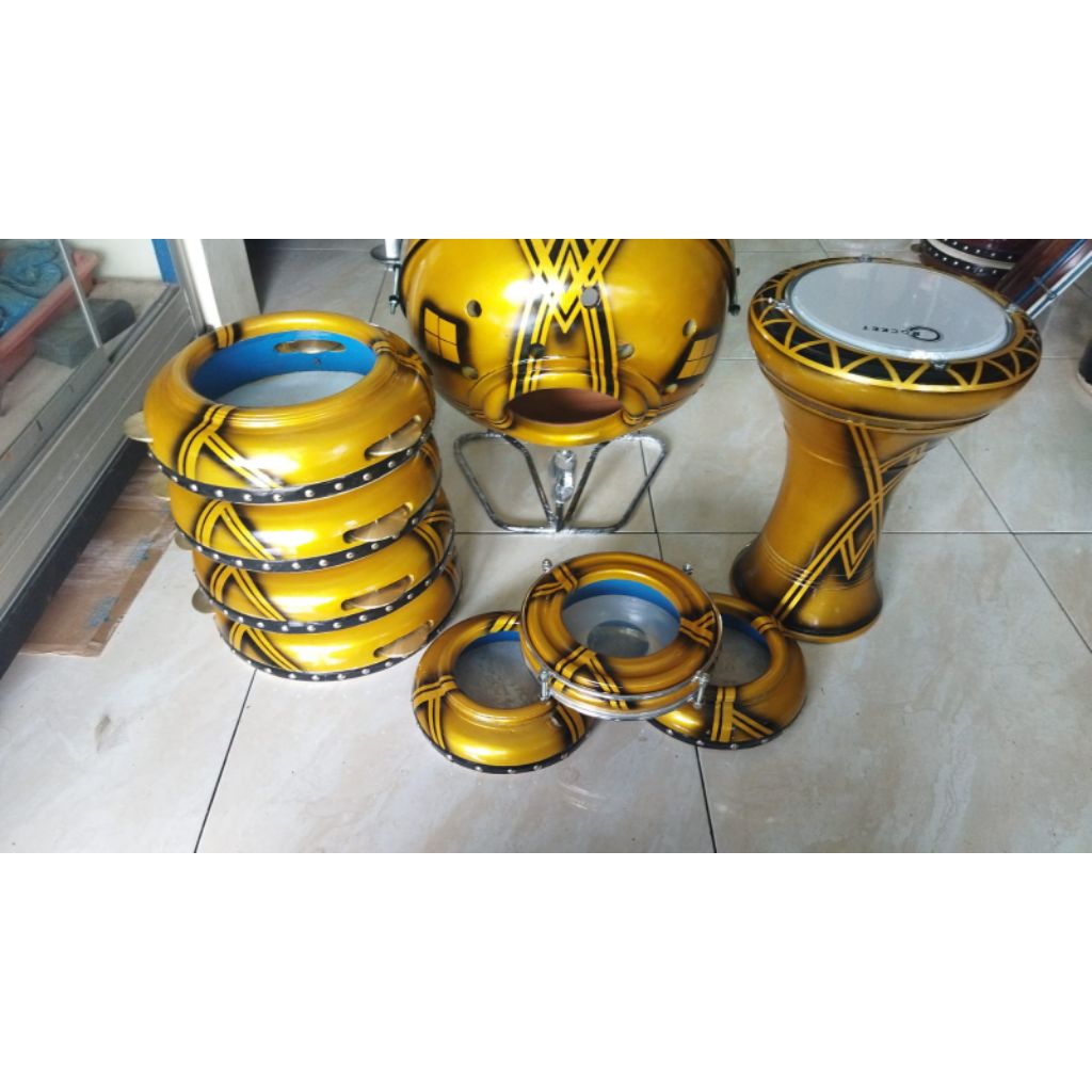 Rebana 1 set /set hadroh polosan