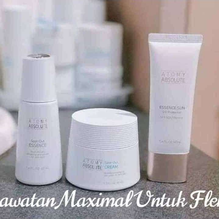 ATOMY ABSOLUTE SET 3IN1 SPOT OUT ESSENCE + CREAM + SUNSCREEN WAJAH KHUSUS WAJAH FLEK ORI