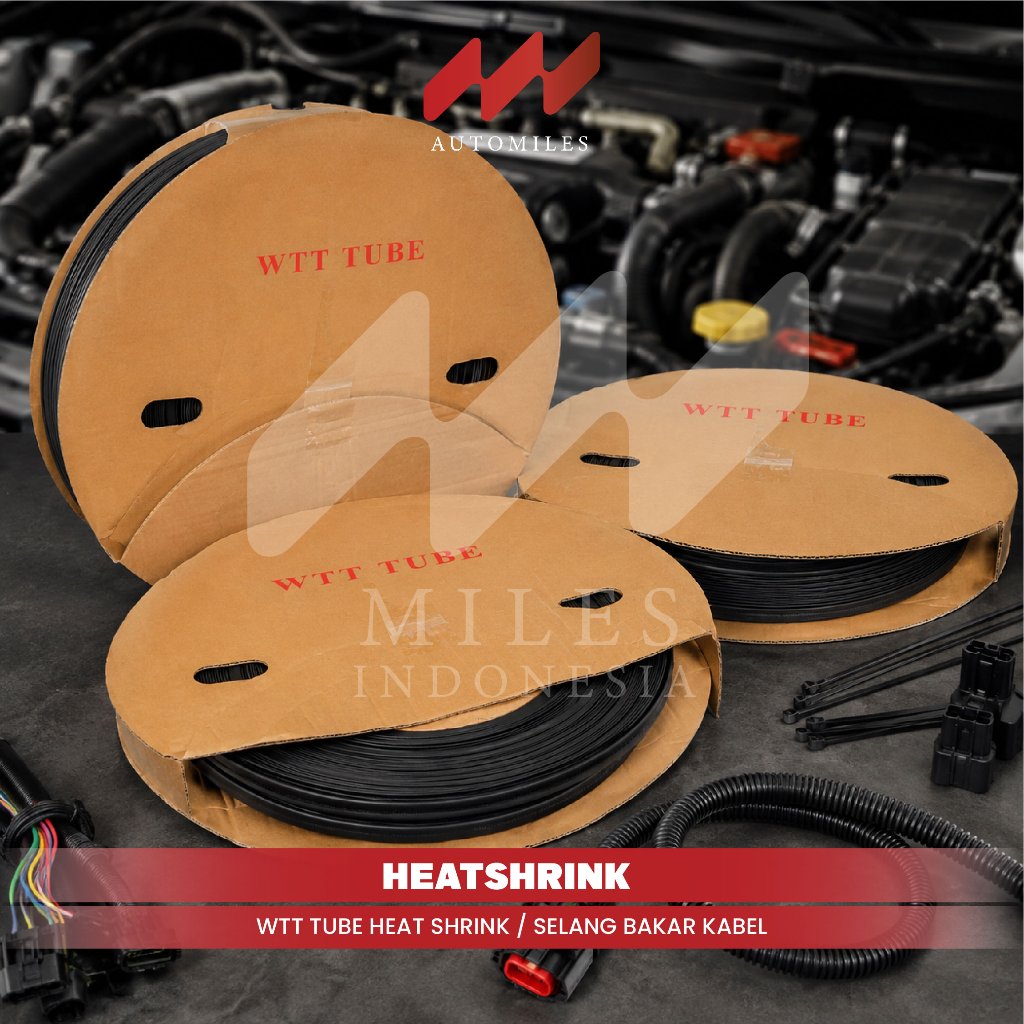 Selang Bakar / Heat Shrink Tube / Selongsong Kabel Bakar / Pelindung Kabel / Selang Kabel / Isolasi 