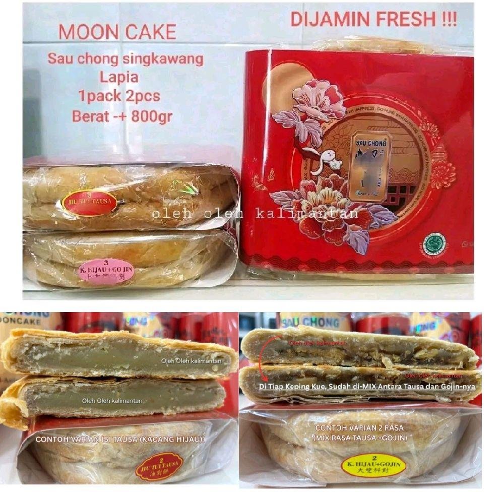 KUE BULAN ,MOON CAKE, POK KHOK PIANG,JIU TUI, TAUSA & TAUSA+GOJIN Uk. Sedang, SAU CHONG SINGKAWANG