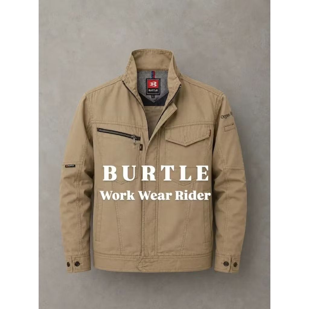 JAKET BURTLE WORK WEAR MODEL RIDER DALEMAN INER HIDEN POCKET ART BORDIR PRIA/UNUSEX