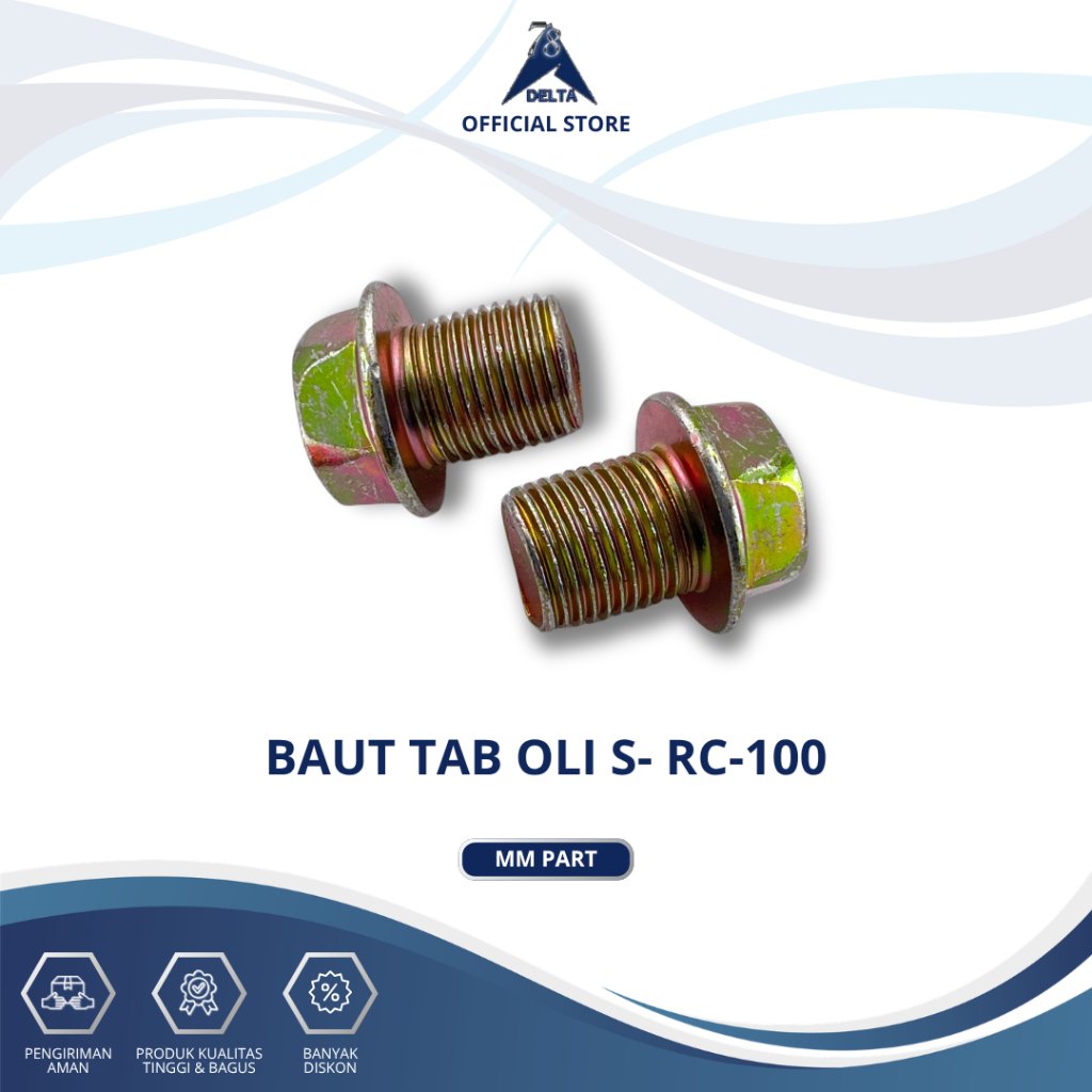 BAUT TAB TAP OLI PEMBUANGAN MESIN BAWAH SUZUKI RC 100