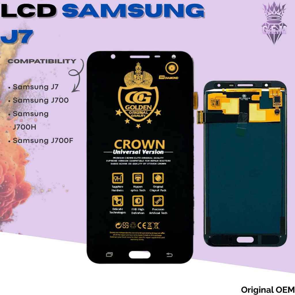 LCD TOUCHSREEN SAMSUNG J7 / J700 / J700H / J700F FULLSET COMPLETE ORIGINAL