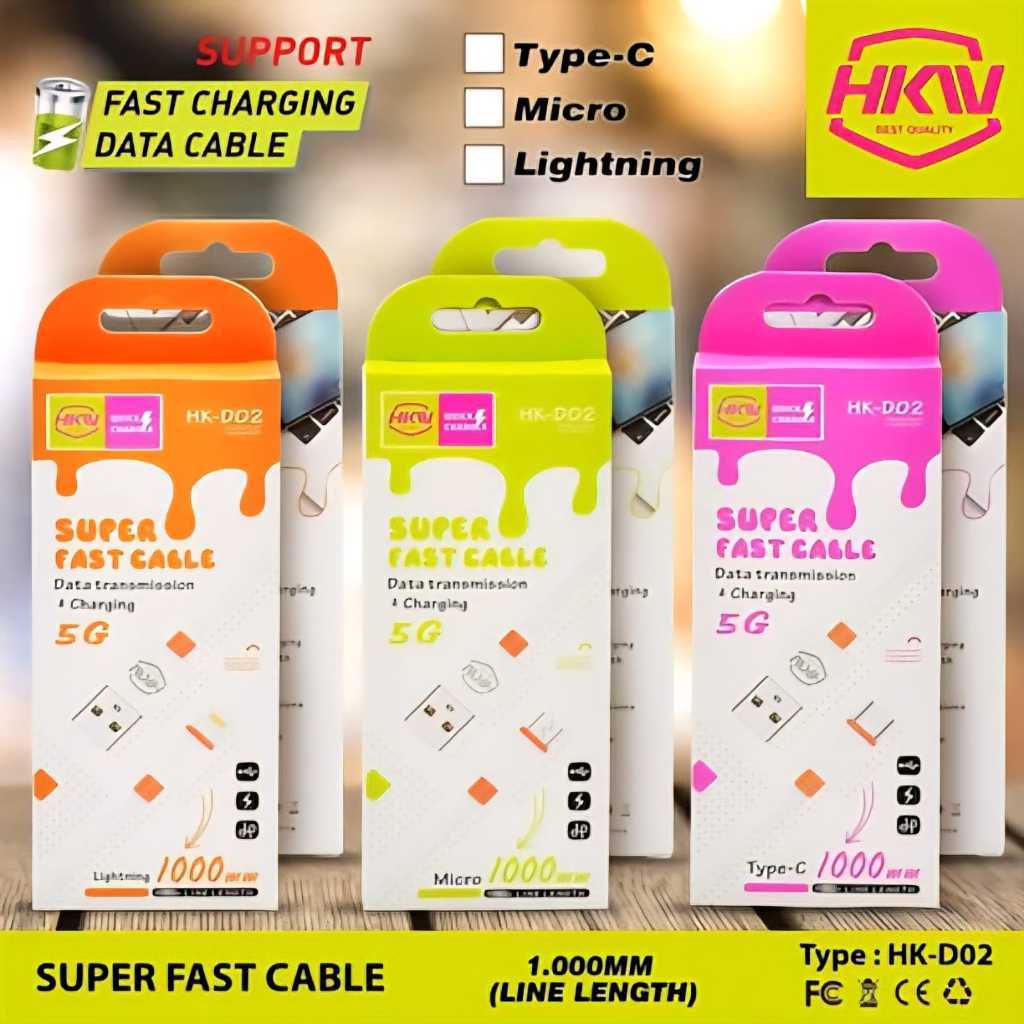 Kabel Data HKW D-02 Suport Fast charging
