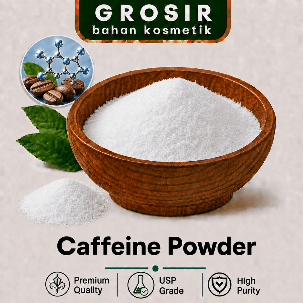 Caffeine Powder 10gr Bubuk Kafein Original Membantu membuat kulit tampak lebih segar dan Merawat tam
