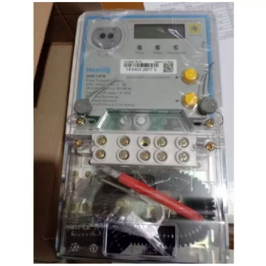 kWh meter 5(60)A Hexing pascabayar 1phase