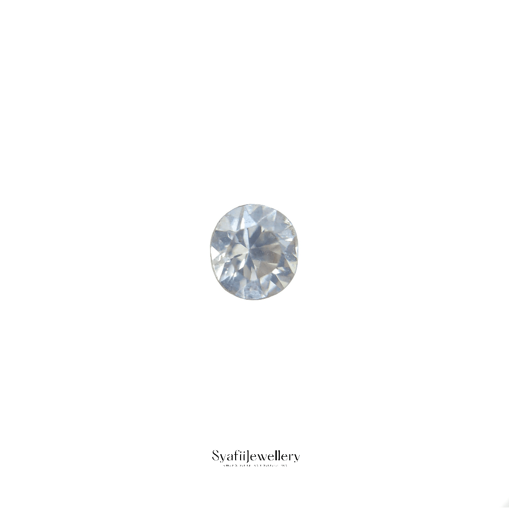 Natural Berlian Banjar 3.3mm 0.13ct