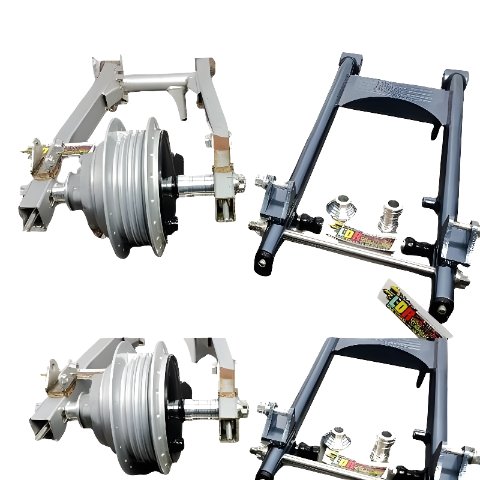 AS Stainless Stainles Ninja & Arm tengah belakang PNP Kaze. Megapro. GL Max / Aitech