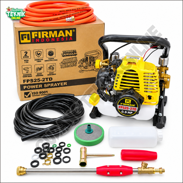 Power Sprayer Portable FIRMAN FPS25-2T FPS25-2TD FPS25-4T FPS25-4TD  2Tak 4Tak / Mesin Pompa Steam M