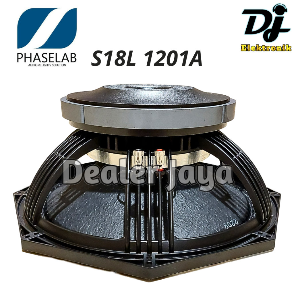 Speaker Komponen Phaselab / Phase Lab S18L1201A / S18 L1201A / S 18 L 1201 A - 18 inch
