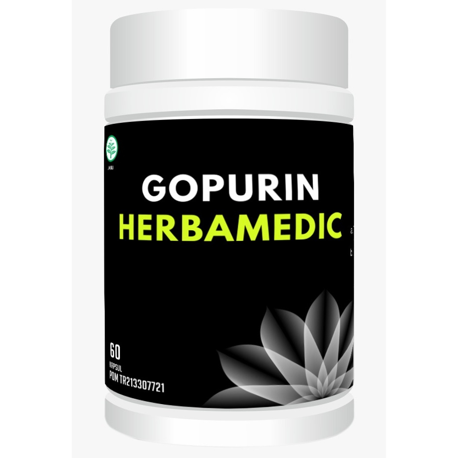 Gopurin herbamedic Al Afiat 60kapsul - Herbal untuk mengobati asam urat