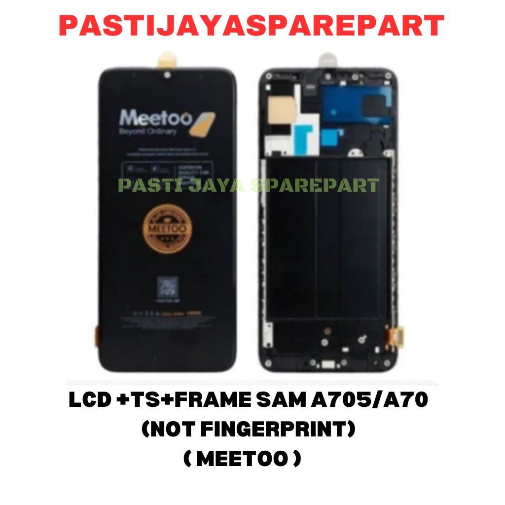 LCD TOUCHSCREEN +FRAME SAM A705/A70  (NOT FINGERPRINT) BLACK