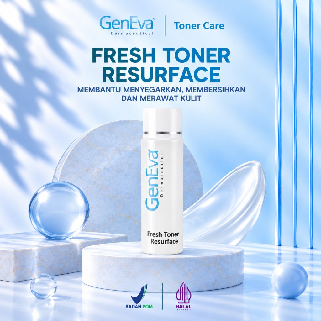 GENEVA Fresh Toner Resurface Dengan Salicylid & Glycolid Acid