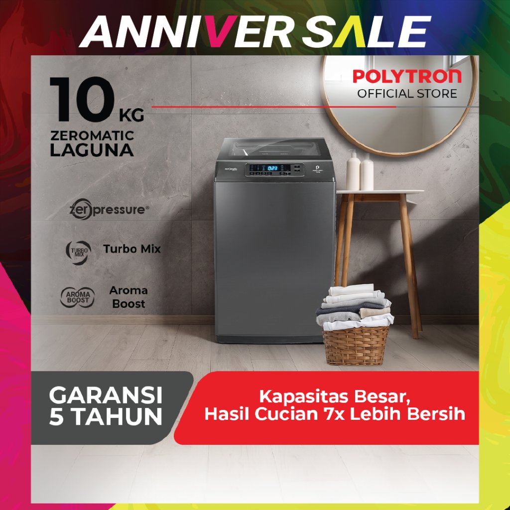 polytron PAW 1028Y Mesin Cuci 1 Tabung