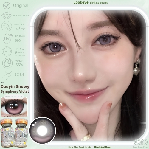 Softlens KR Tint Warna Nyala Glow Botol Beda Minus -0.25 sampal -10.00 Gradasi Warna Glowy Gradation
