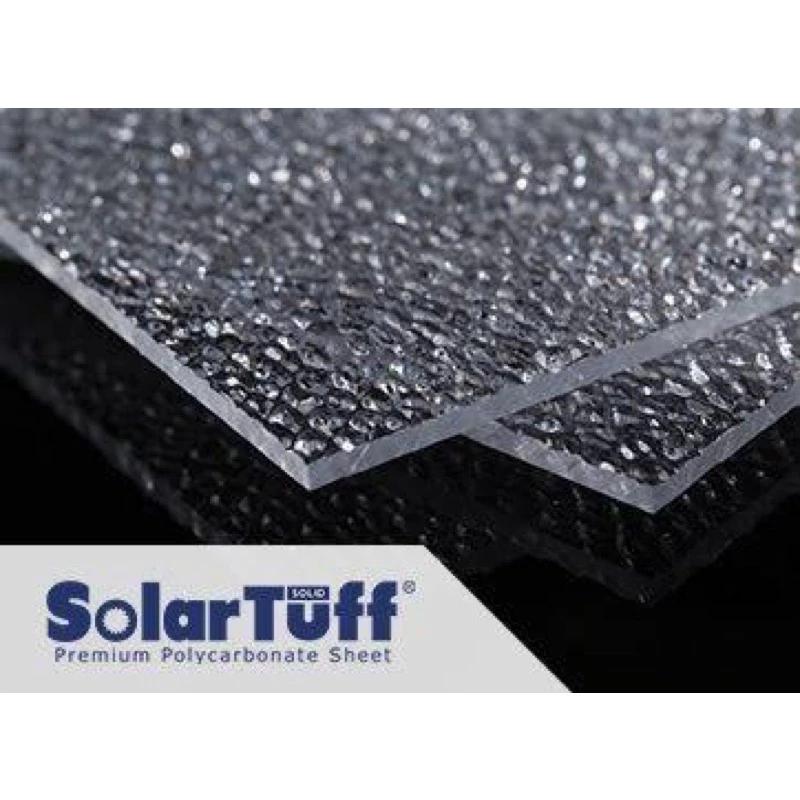 Atap Solar Tuff Embossed 3mm SolarFlat Solid - SolarTuff [ via JNE Trucking ]