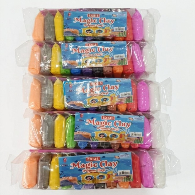 EXSIS Magic Clay 12 warna