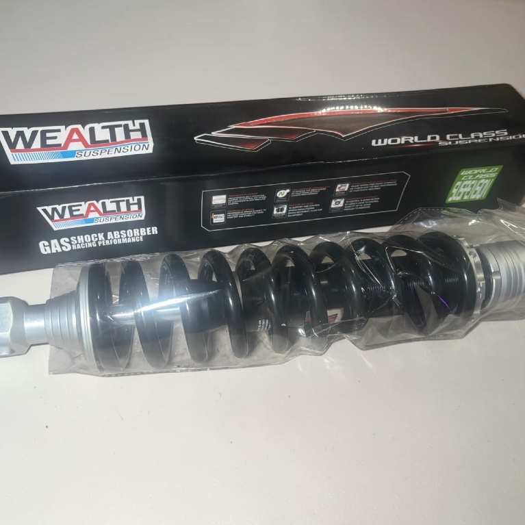 SHOCK BELAKANG WEALTH BLACK KLX 150