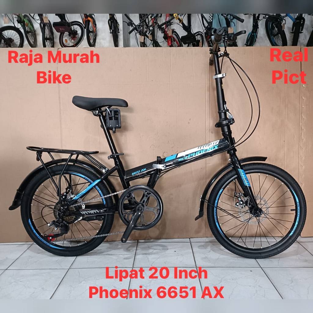Sepeda Lipat Phoenix 20 Inch NP-6651 AX Sepeda Lipat 20 Inch Phoenix NP 6651 AX Sepeda Lipat